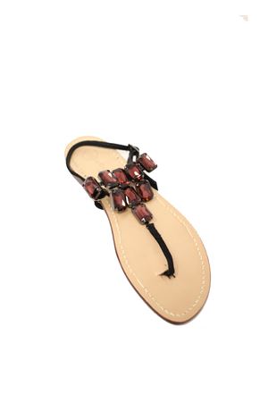 Purple jewel sandals Da Costanzo | TRIANGOLONEVIOLE